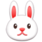 Rabbit Face emoji on Samsung
